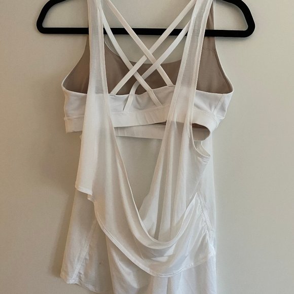 Lululemon Renergized 2-in-1 Tank White/White - Picture 4 of 5